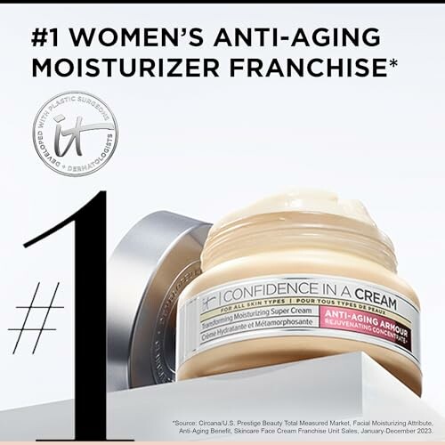 Confidence in a Cream anti-aging moisturizer by IT Cosmetics.