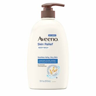 Aveeno Skin Relief Body Wash bottle