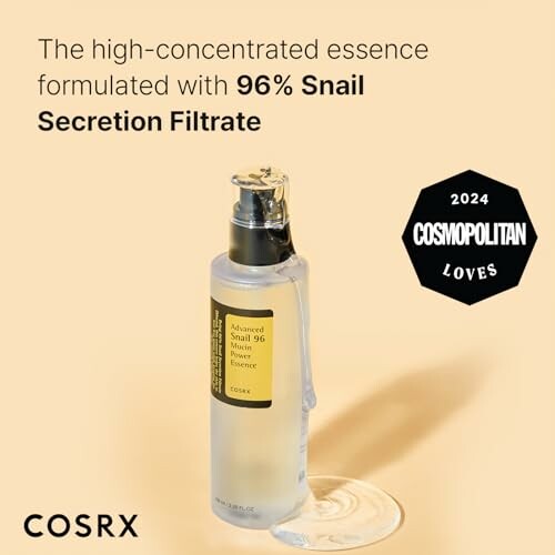 COSRX snail secretion filtrate essence bottle