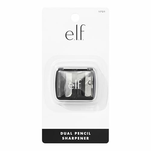 e.l.f. dual pencil sharpener in packaging