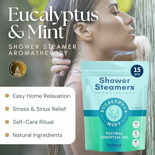 DEFINED. Eucalyptus & Peppermint Shower Steamers