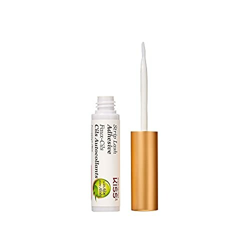 Open bottle of KISS Strip Lash Adhesive with Aloe