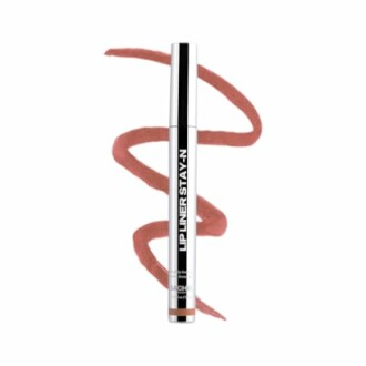 Lip liner stick with brown swirl