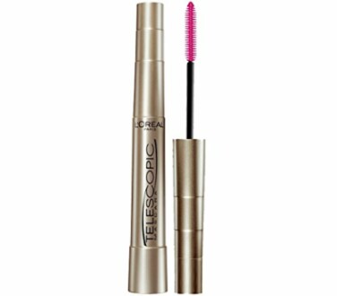 L'Oreal Telescopic Mascara with pink wand.