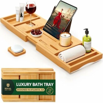 ROYAL CRAFT WOOD Bathtub Tray