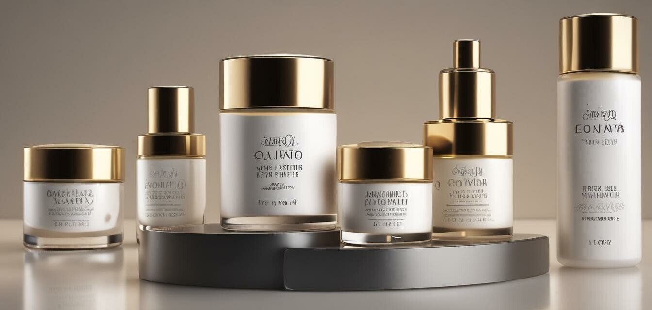 Luxury Skincare Product Line Image