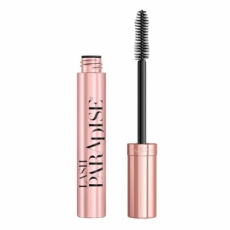 Pink tube of Lash Paradise mascara with wand.