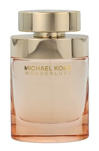 Michael Kors Wonderlust perfume bottle with gold cap