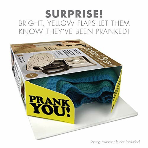 Prank gift box for Bottle Brew with surprise message.