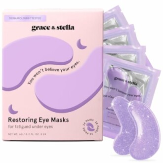 Grace & Stella Restoring Eye Masks packaging and product