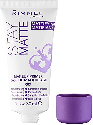 Rimmel Stay Matte makeup primer tube with purple cap