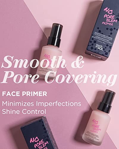 Face primer for minimizing imperfections and shine control