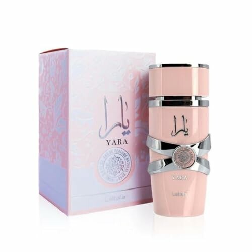 Yara perfume bottle with box packaging